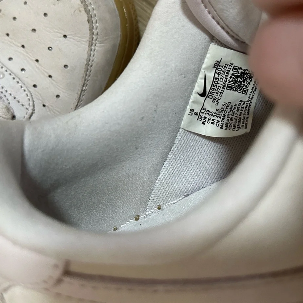 Nike White AirForce Ones Womens Size 8